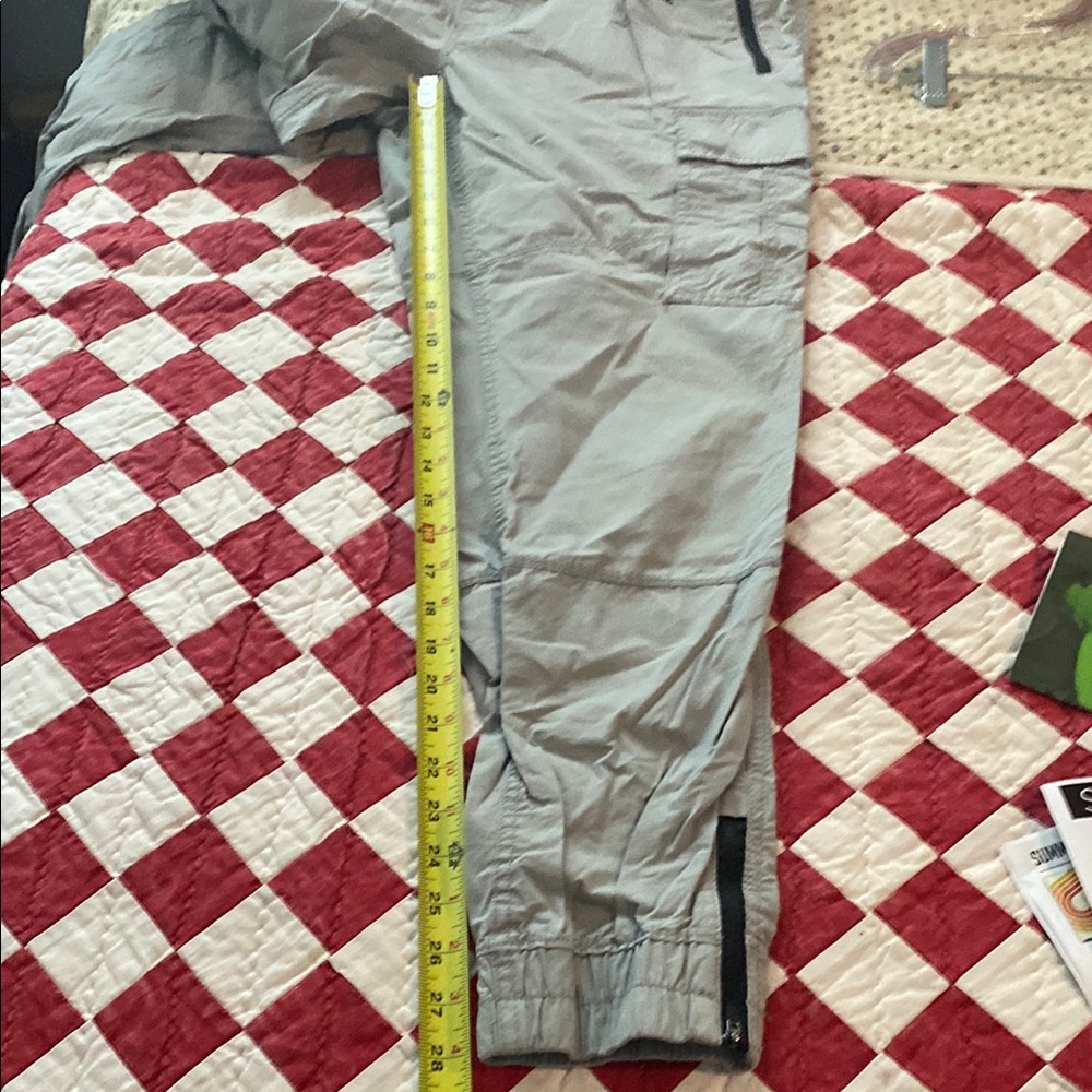 Men's Arizona Gray Cargo joggers size 36 - Picture 7 of 8